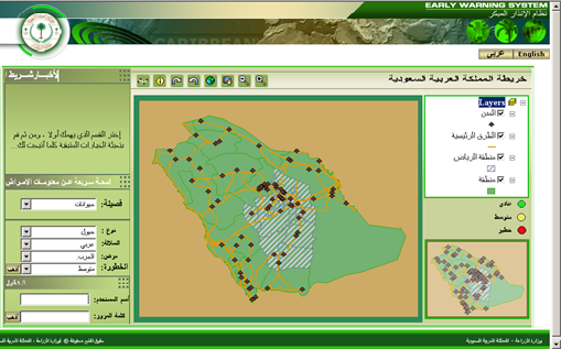 EWS (Early Warning System) – Ministry of Agriculture, KSA image